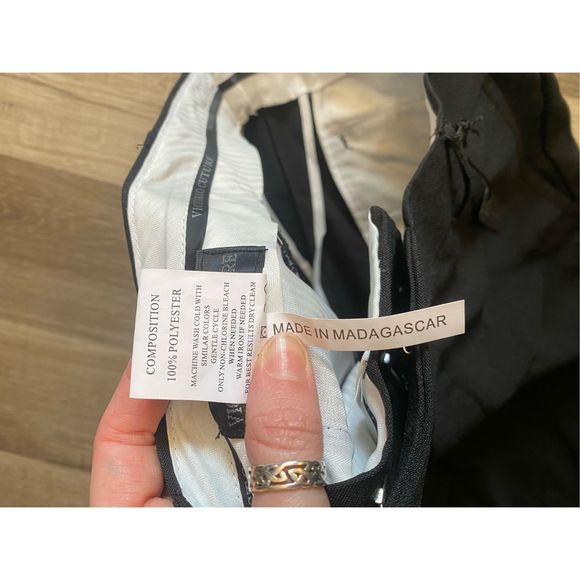 Vittorio Culture NWT Skinny Black Dress Pants, Men's Size 32 x 32, MSRP $68 - Picture 9 of 12